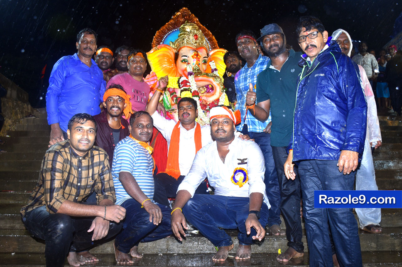 Razole Taluka Ganesh Nimajjanam